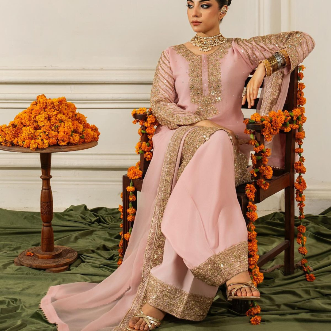 FANCY KURTI WITH BEAUTIFUL PLAZZO AND DUPATTA