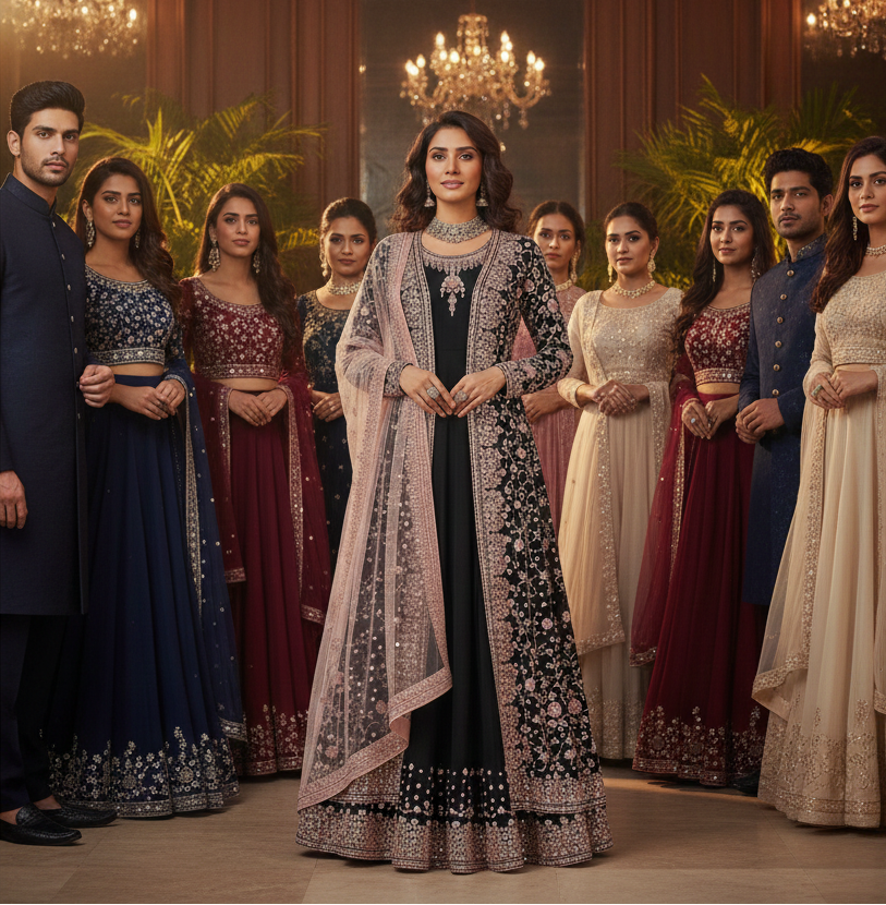 CRYSTAL DIAMOND WORK MOST VIRAL GOWN