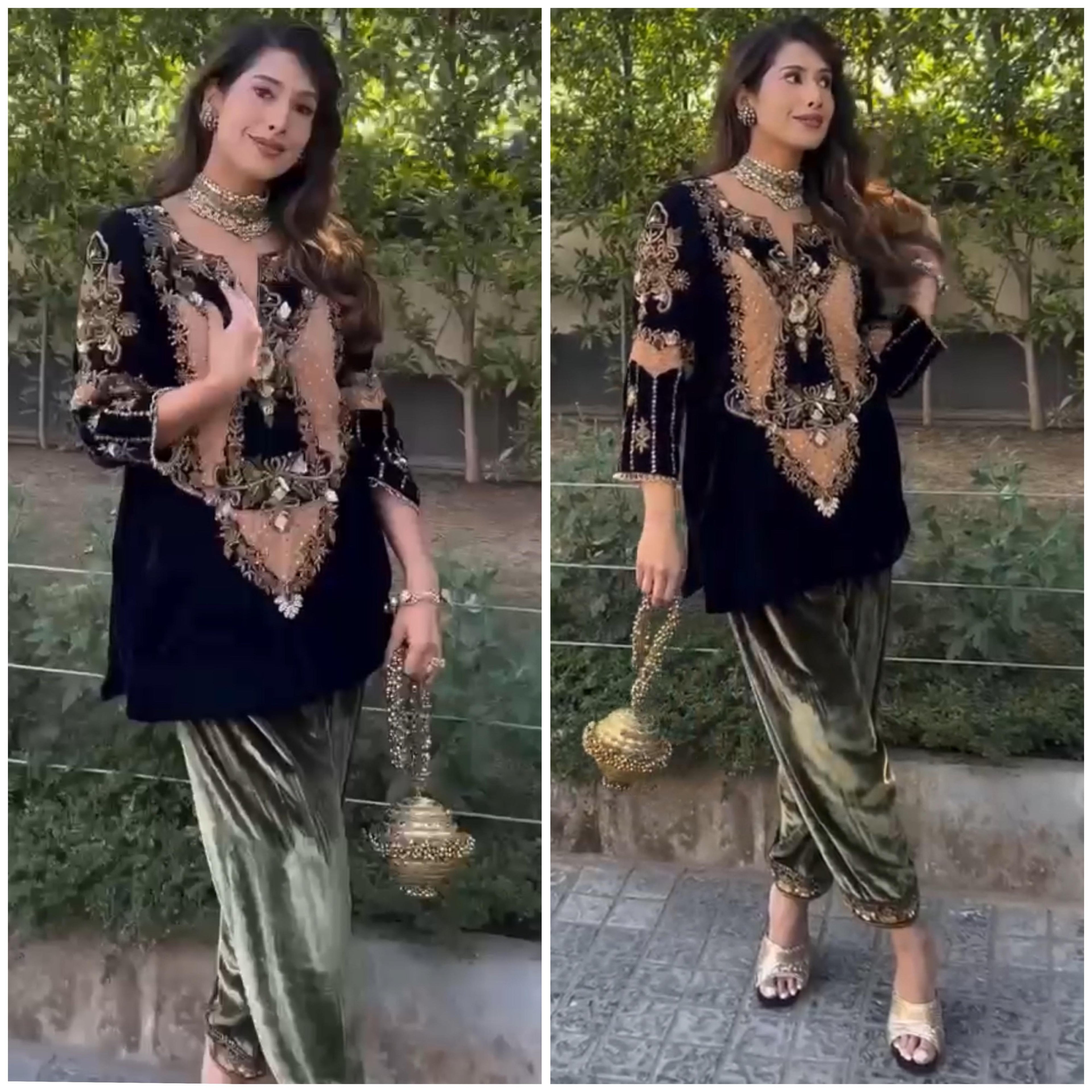 Velvet Designer Co-ord Set