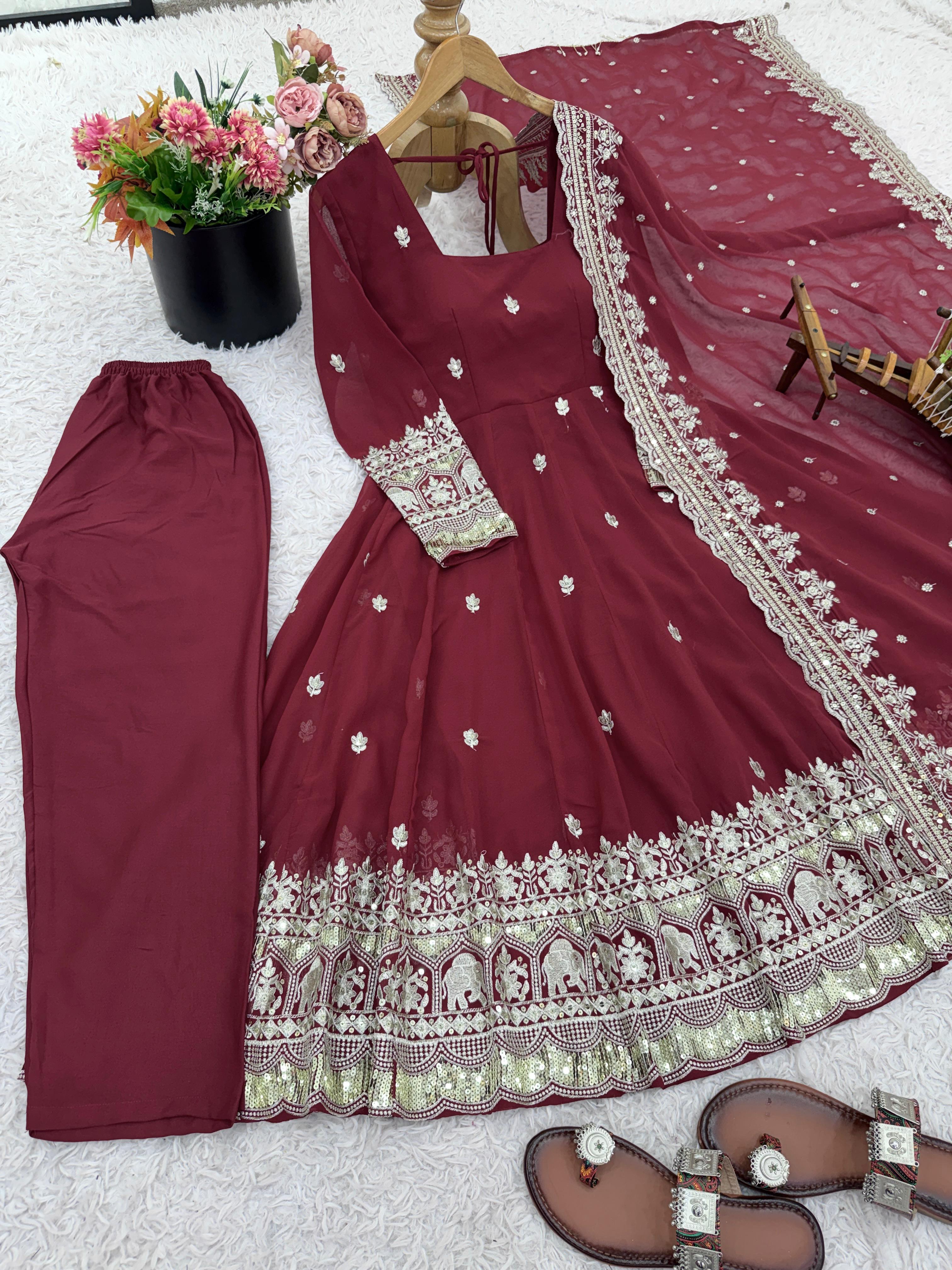 Designer Anarkali Georgette Suit