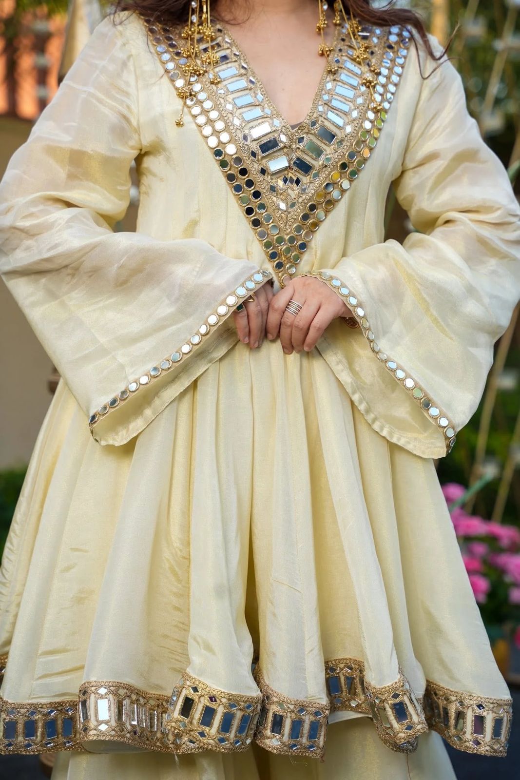 Designer Velvet Sharara Set - SP-5211